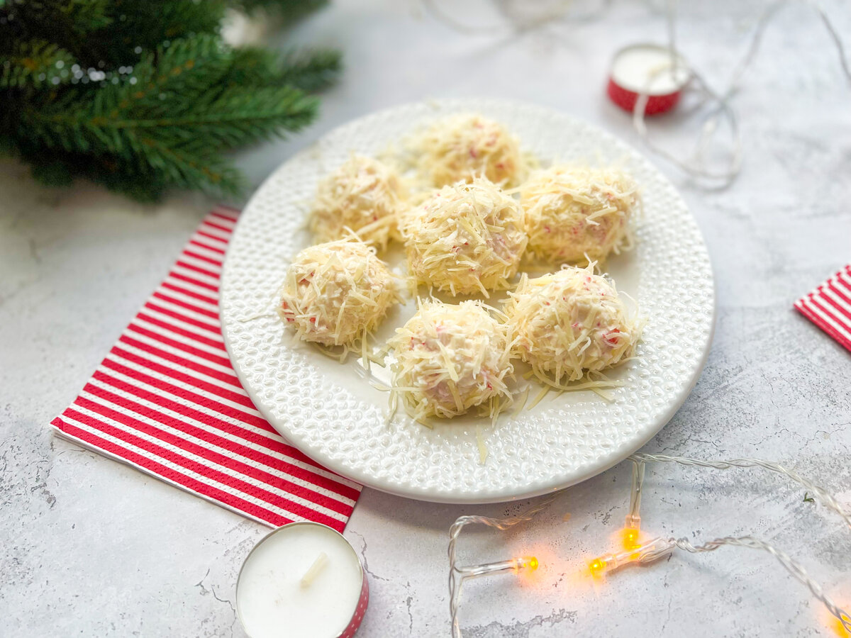 Закуска из крабовых палочек