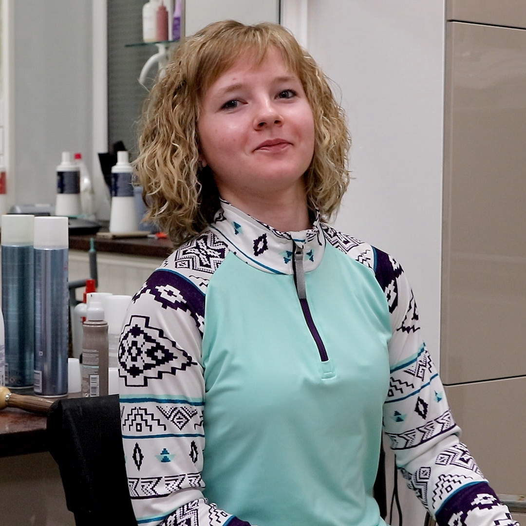 Лёгкая химия, база под укладку. Волнистые волосы. Карвинг на стрижку