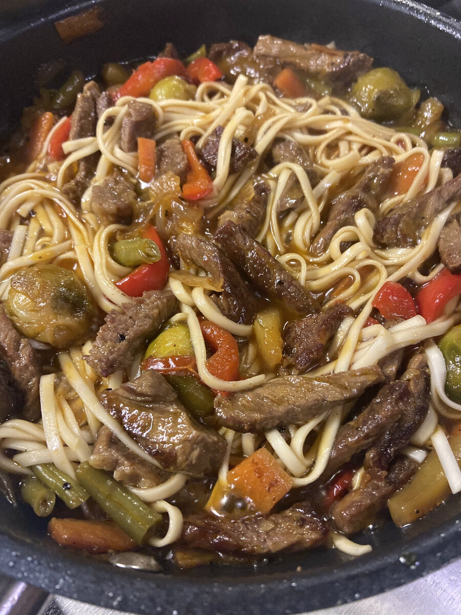 Готовое блюдо. Фото моё.