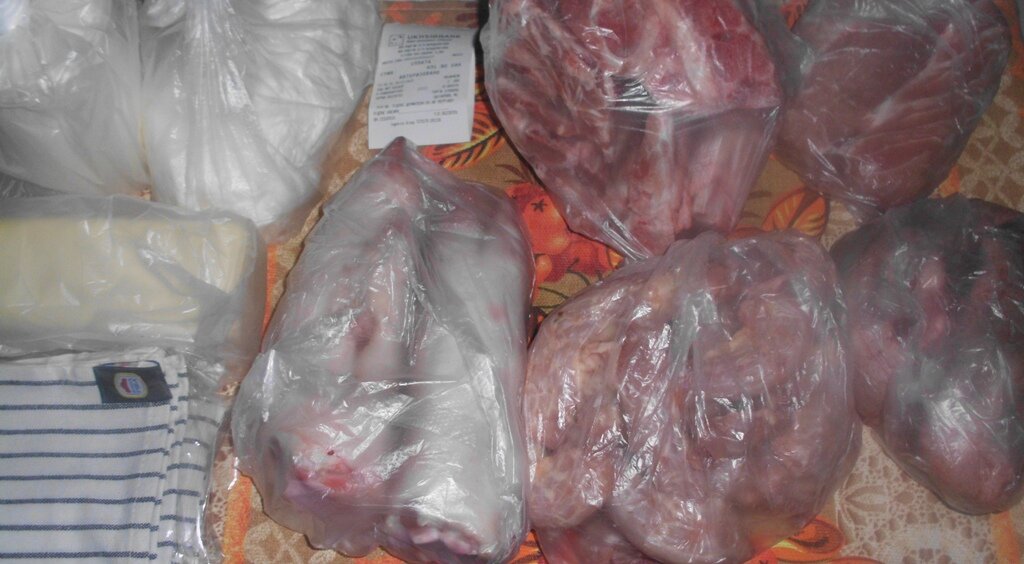 Продукты из магазина Подольский фермер. Личное фото автора канала Житейская проза