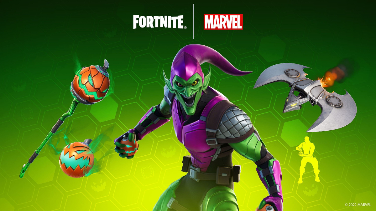 Зелёный Гоблин (Green Goblin) уже в игре Fortnite!