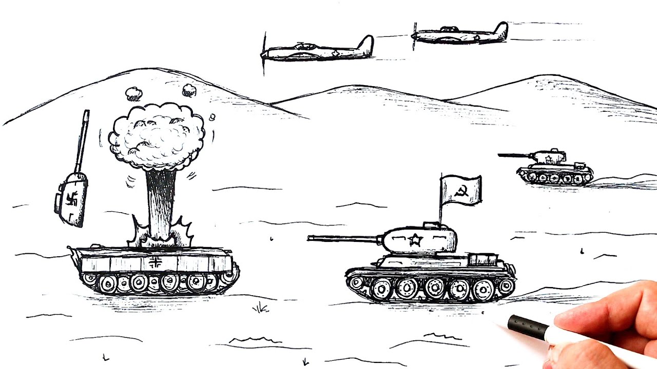 Рисунок о войне раскраска для школьников (43 фото) » рисунки для срисовки на slep-kostroma.ru