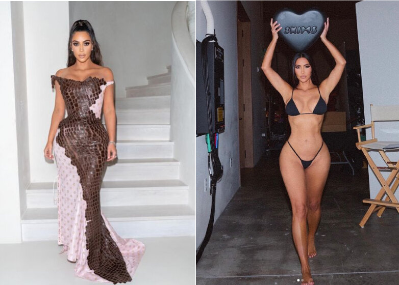 Фото до и после: https://www.instagram.com/kimkardashian/