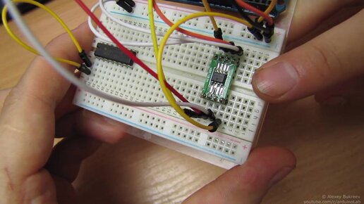 Цифровой потенциометр MCP41010, подключение к Arduino