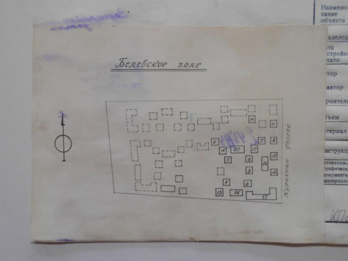 Белевское поле. Застройка поселка малоэтажных домов. Генплан. goskatalog.ru