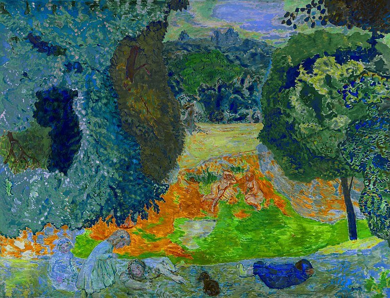 Пьер Боннар. Лето. Масло, холст. Источник: https://commons.wikimedia.org/wiki/File:Pierre_Bonnard_-_L%27%C3%89t%C3%A9,_1917.jpg