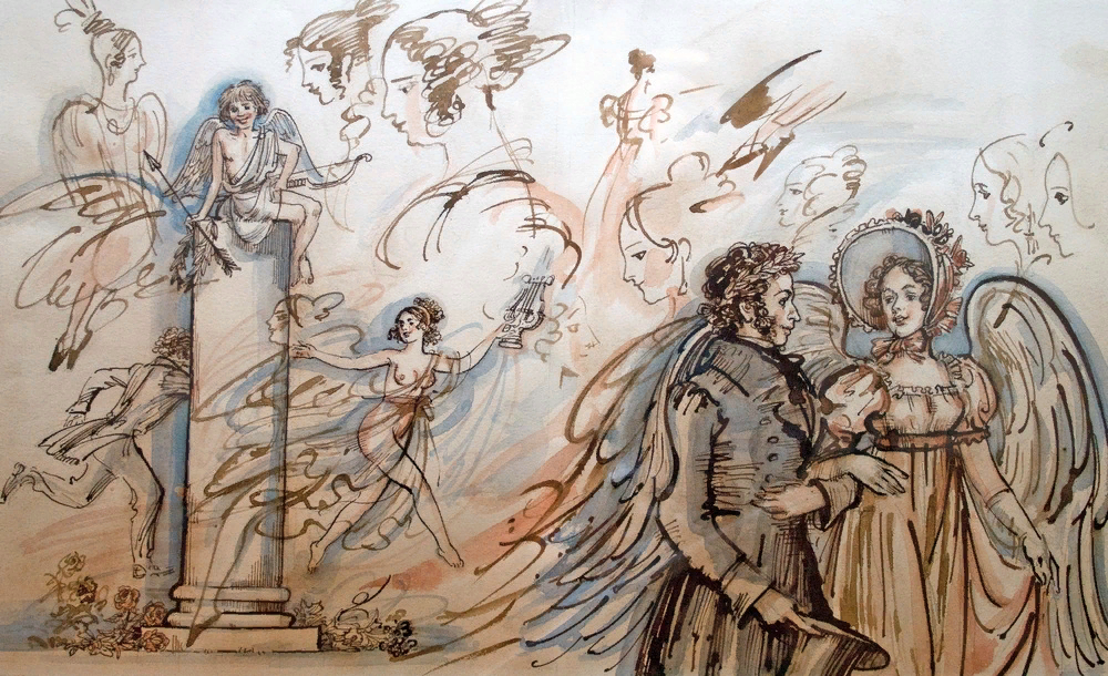 Пушкинские иллюстрации. Яндекс.картинки