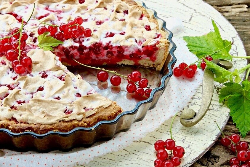 Пирог с красной смородиной, вкусных рецептов с фото Алимеро