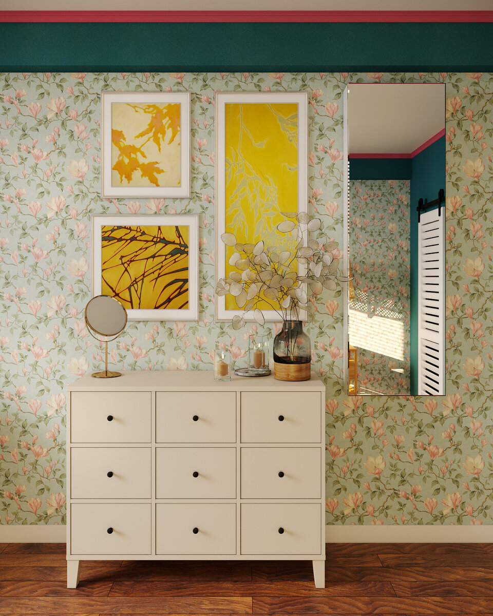 Подбор цветового решения спальни. Дизайн и визуализация: Людмила Пискарева.