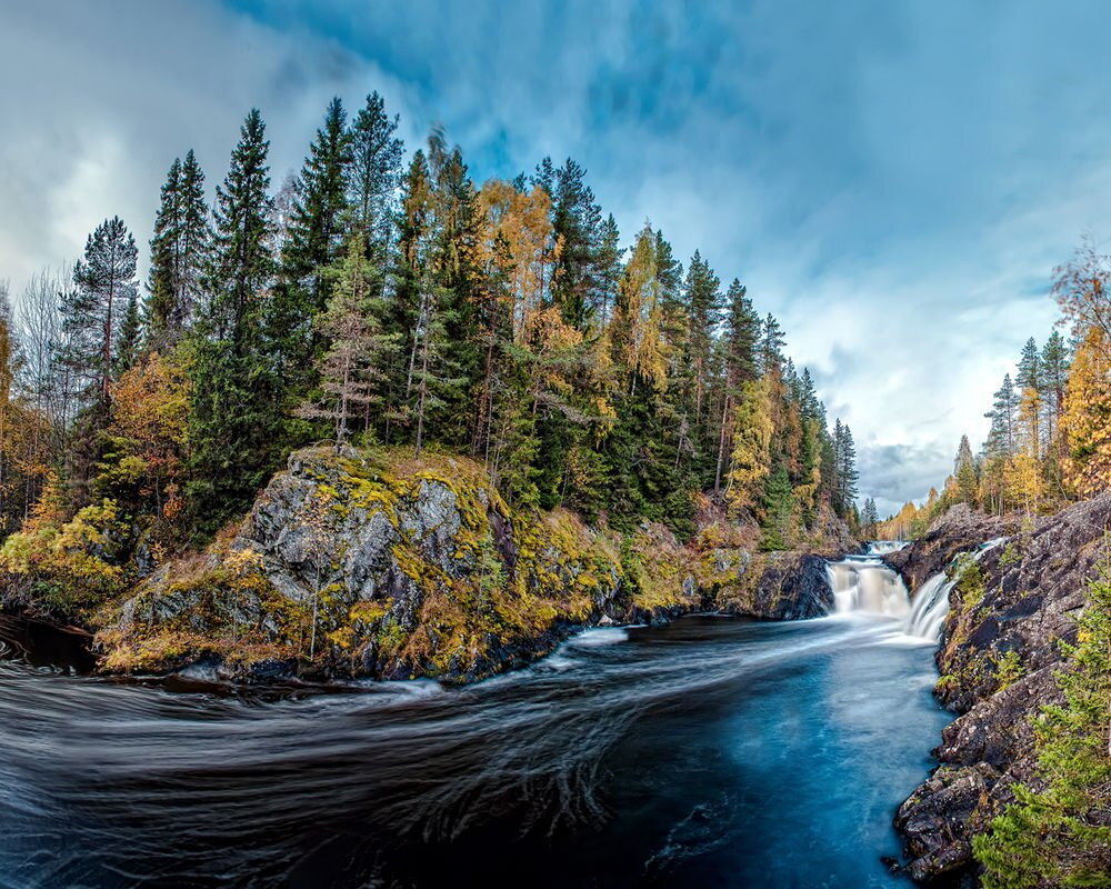 Алмазный водопад Кивач