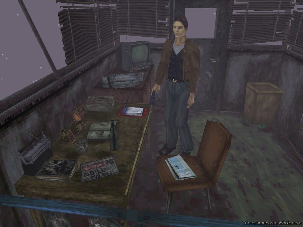 Кадр из игры Silent Hill 1. Изображение найдено в Интернете