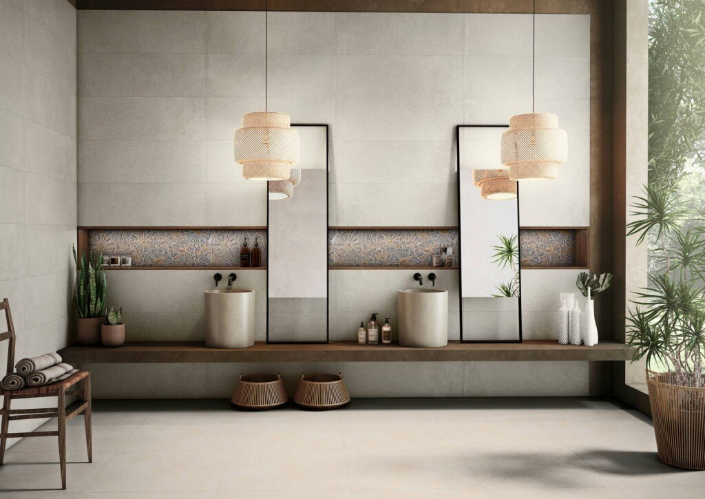 Тенденции 2023 при выборе плитки в имитации бетона