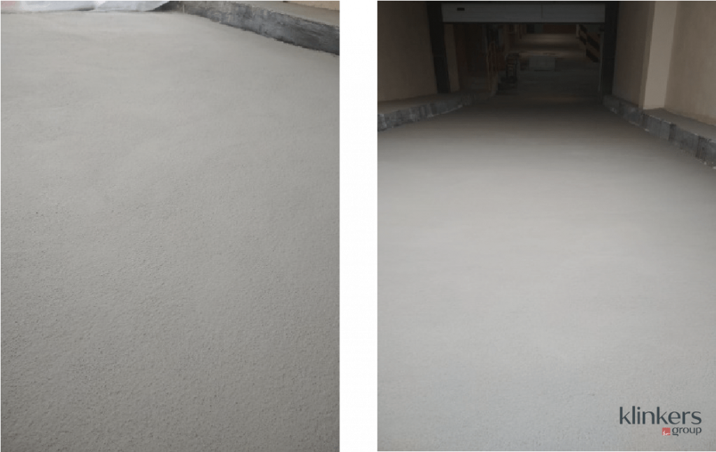 Высокопрочный финишный абразивостойкий наливной пол для гаражей, паркингов, грузовых платформ и пандусов