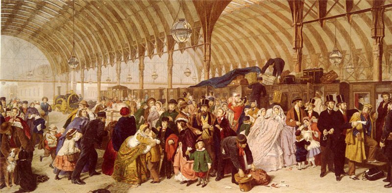 William Powell Frith The Railway Station / ? . ?.