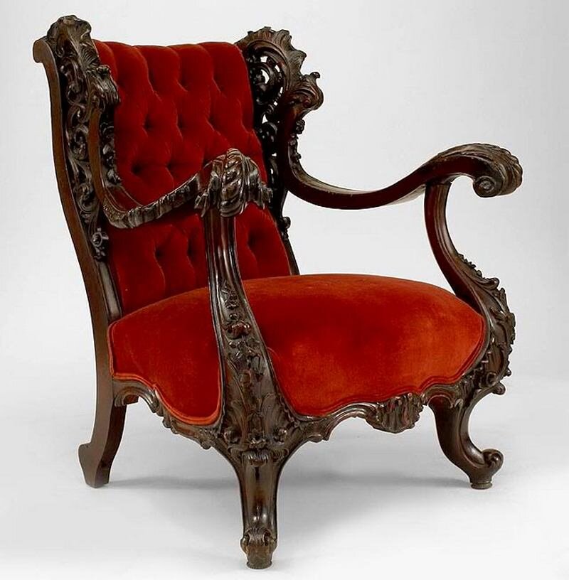 Стул из папье-маше