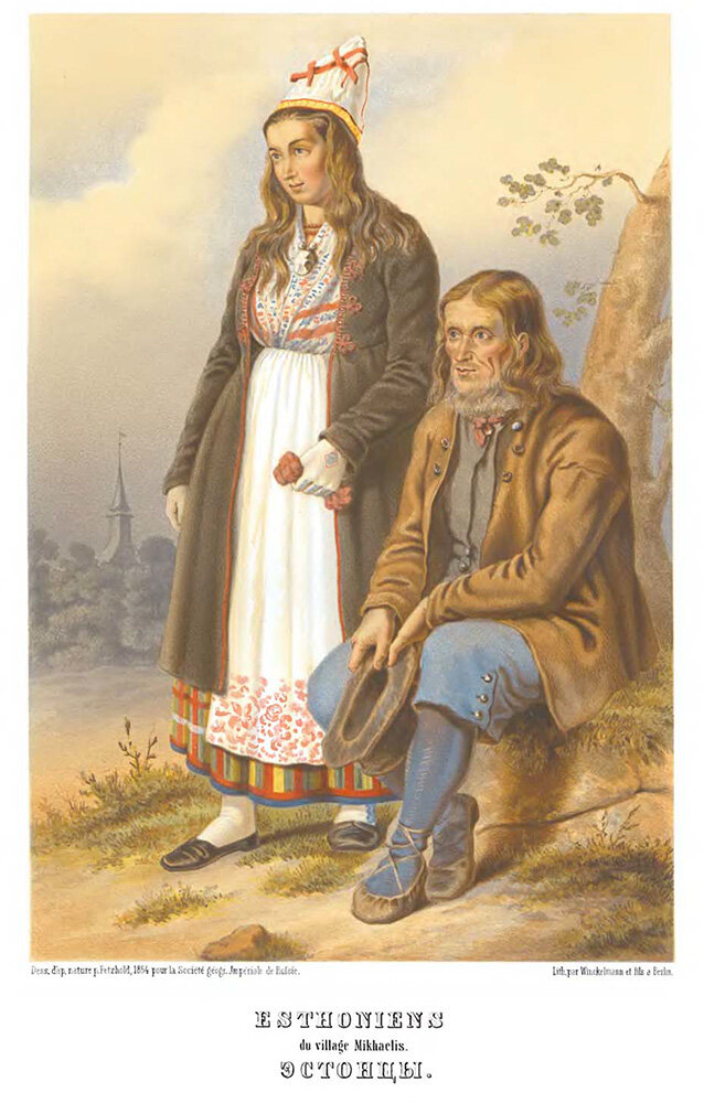 Литографии из альбома "Этнографическое описание народов России