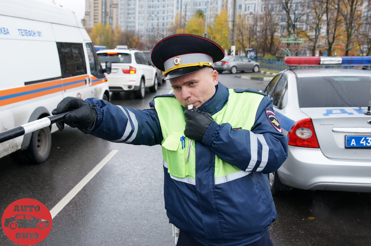 Гибдд останавливает машину