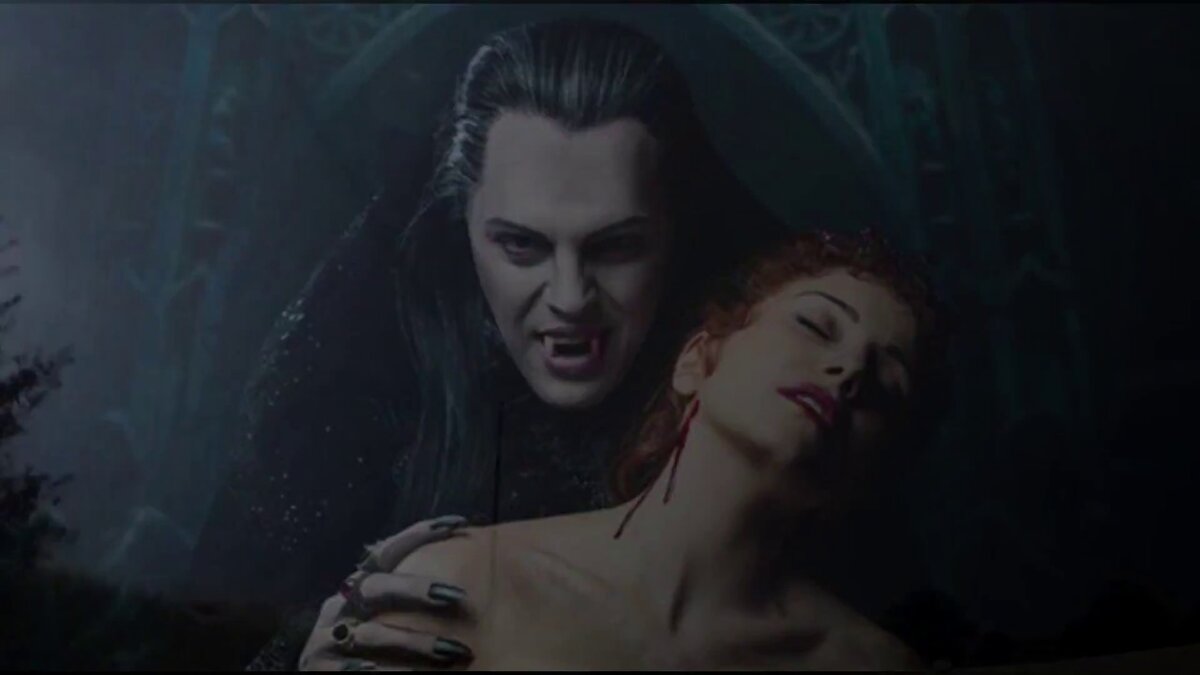 Фото с героями мюзикла "Бал вампиров"