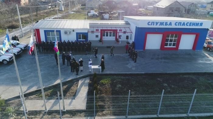 Служба спасения в хуторе Рассвет