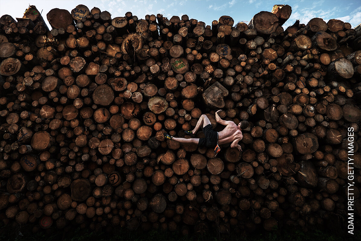 Боулдеринг на бревнах		 
© Adam Pretty, Australia, Getty Images