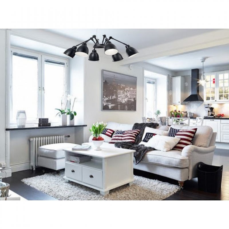 5 лучших идей декора для квартиры - студии. (картинка взята в яндекс-картинках)