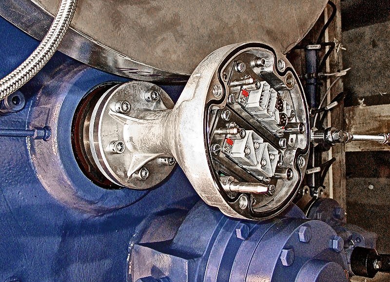 Подключение контактного кольца на ветроэнергетической установке