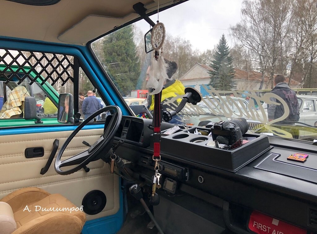 Volkswagen Transporter T3 - рабочее место водителя

