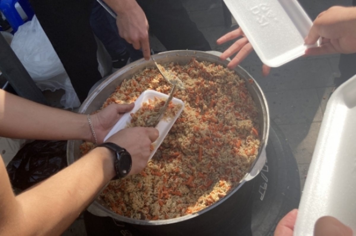    1,5 тысячи порций плова приготовили для мобилизованных в Татарстане