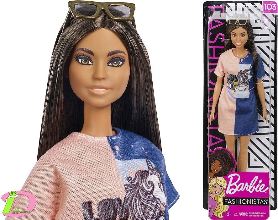 Кукла Barbie Радужные волосы GHN04