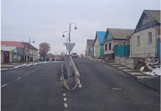    В Соль-Илецке завершили работы по реконструкции улицы Горной Кристина Просвиркина