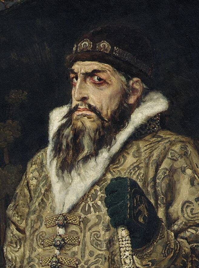 Виктор Васнецов "Царь Иван Грозный",1897, фрагмент картины.