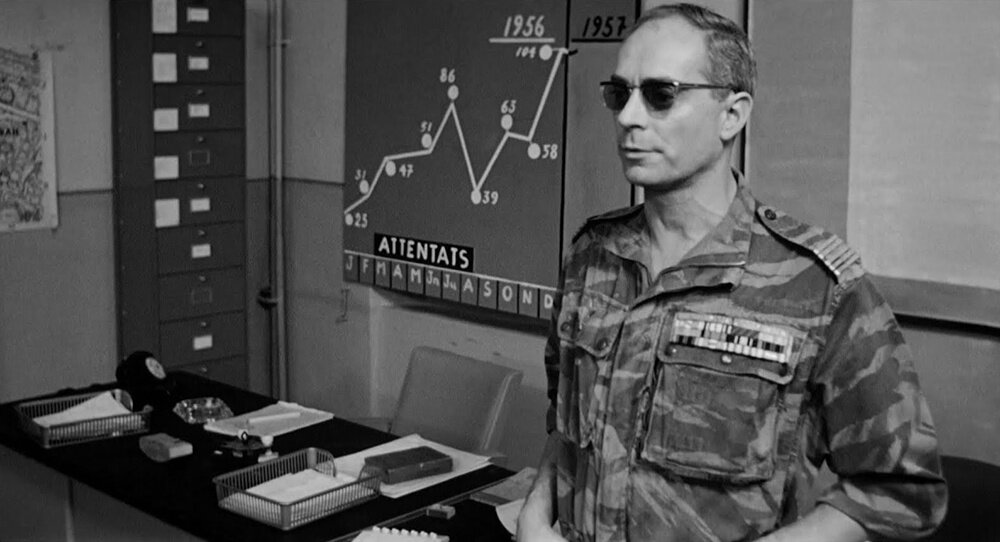 Кадр из фильма "Битва за Алжир", 1966 г.