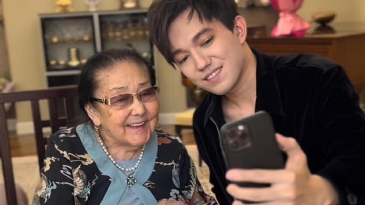    Бибигуль Тулегенова и Димаш Кудайберген:instagram.com/kudaibergenov.dimash