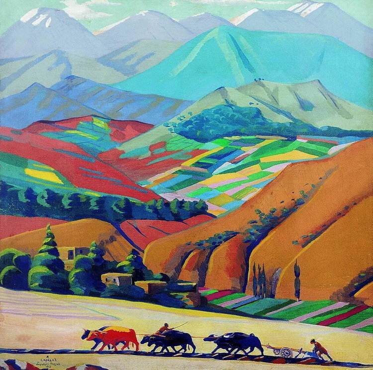 Мартирос Сарьян. Горы. 1923. ГТГ