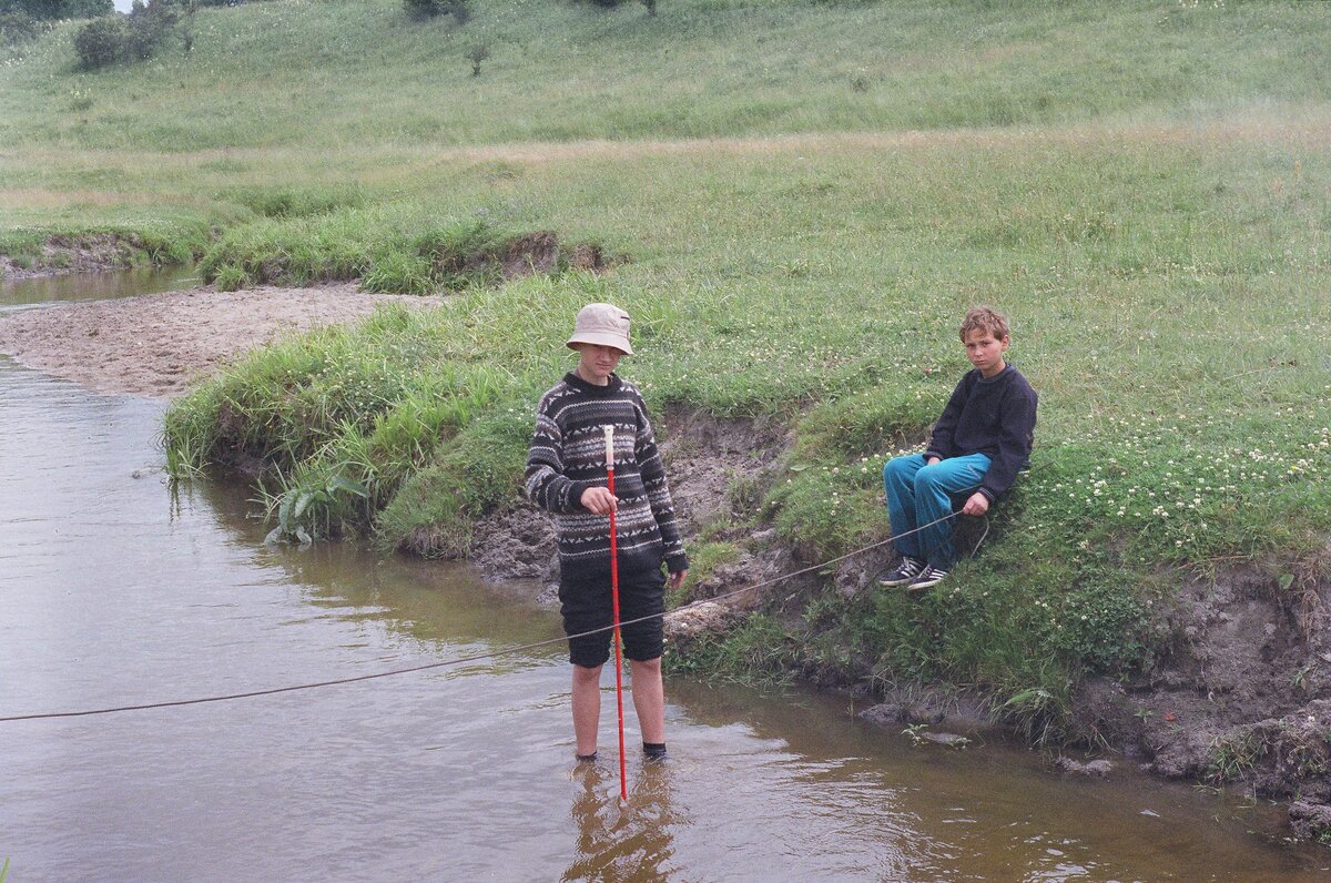 Гидрометрические измерения реки Камышловки