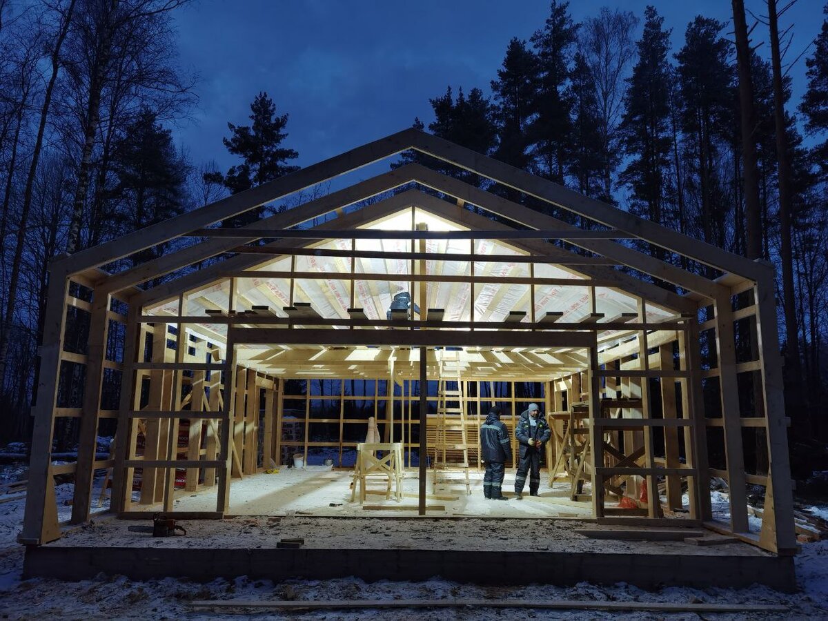 Работаем до темноты. 