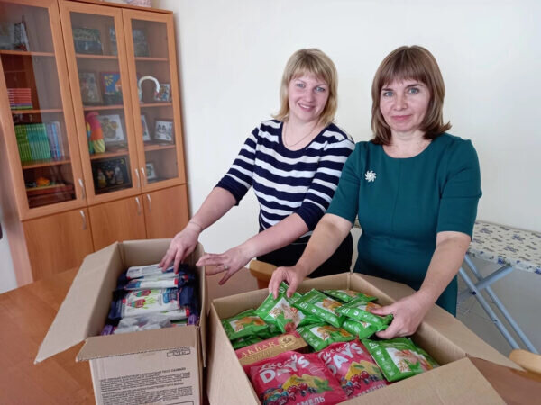    Посылки от педагогов Родинского района