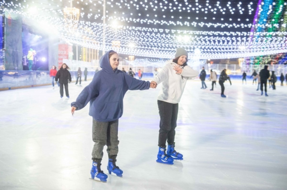    В Казани вновь заработали все катки.