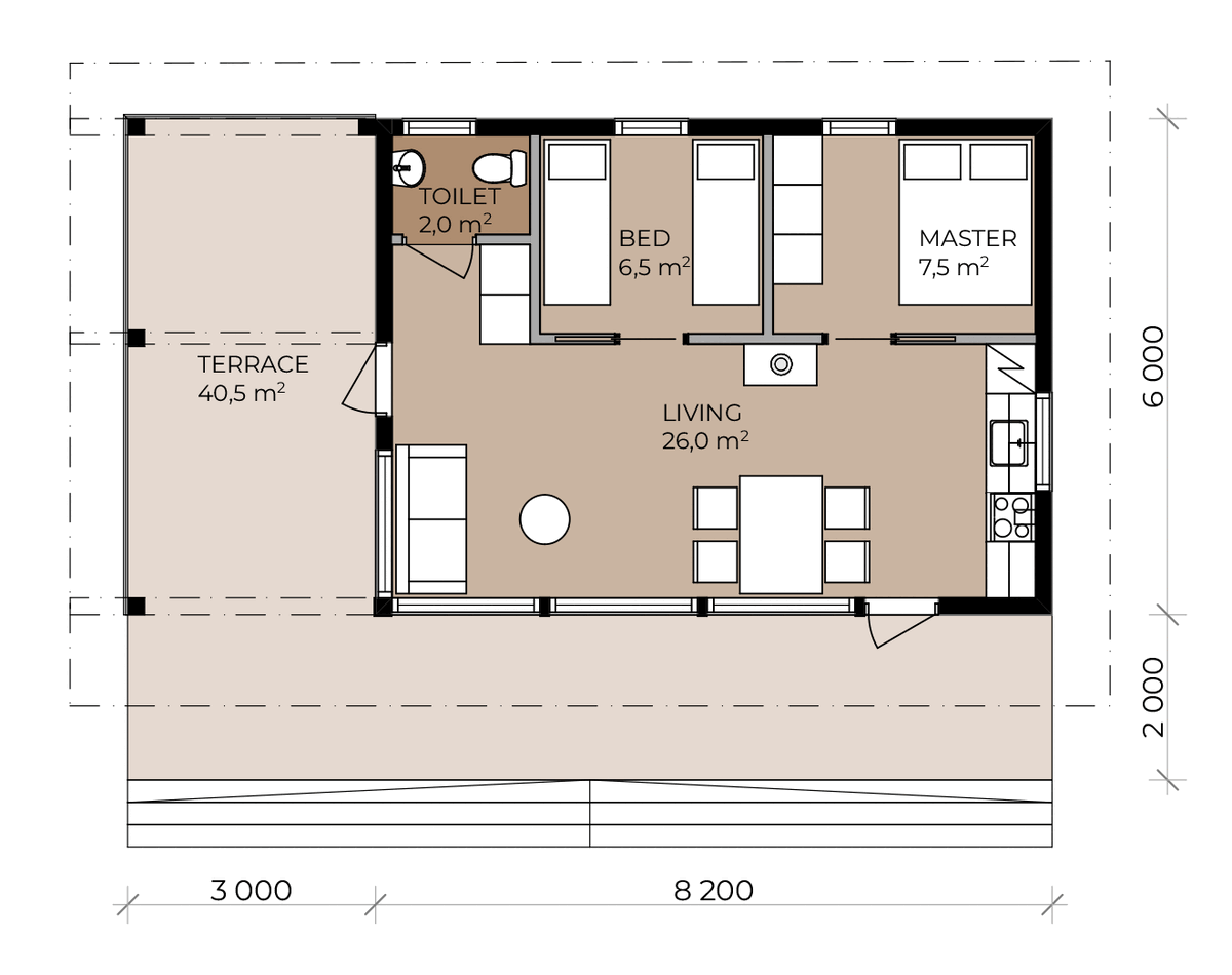 Требуется другая планировка или внешний вид? Сообщите, что вам бы хотелось изменить и мы рассмотрим такую возможность.