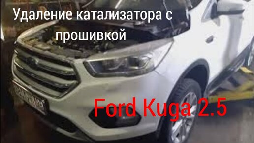 Удаление катализатора с прошивкой Ford Kuga 2.5 2018 года