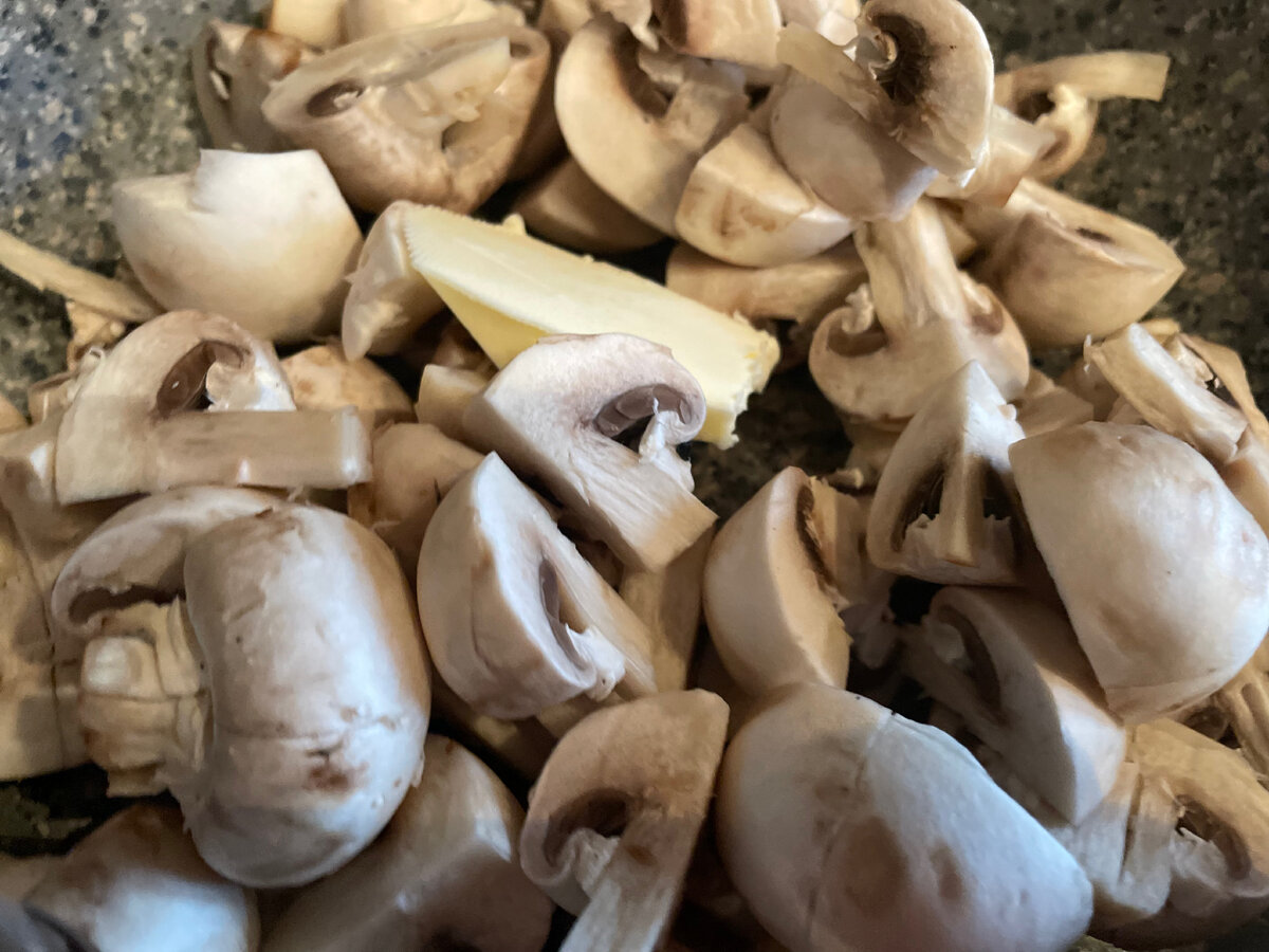 Делаем суп-пюре из шампиньонов