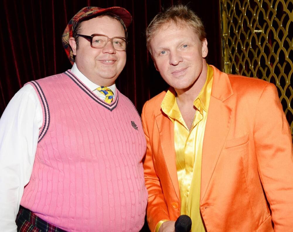    Лидеры команды КВН "Уездный город" Евгений Никишин и Сергей ПисаренкоLegion-Media