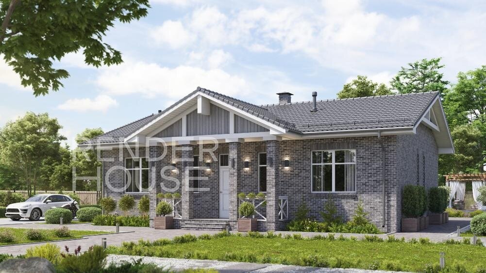 Внешний вид дома со стороны главного входа