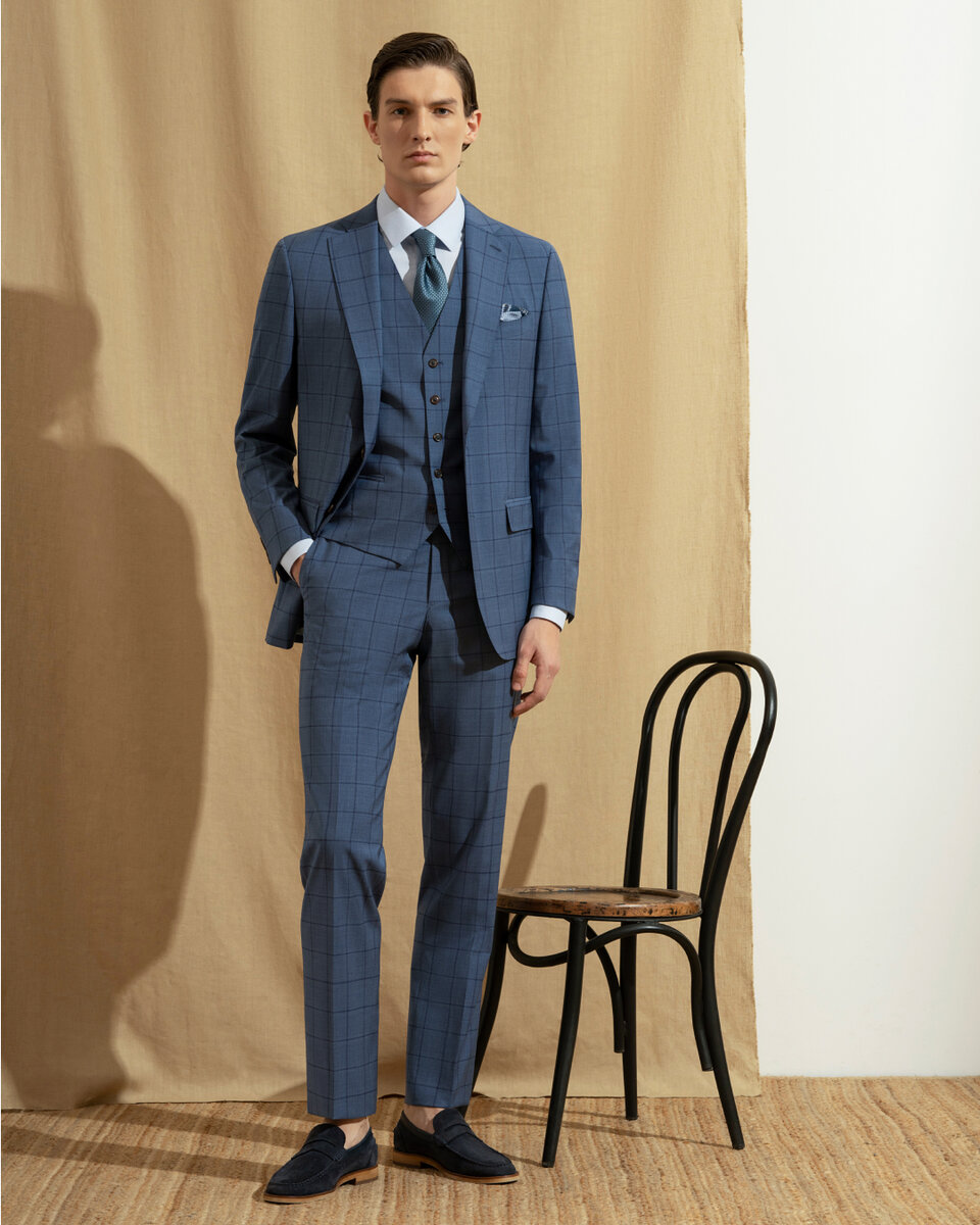 Костюм-тройка из Vitale Barberis Canonico, HENDERSON Su Misur