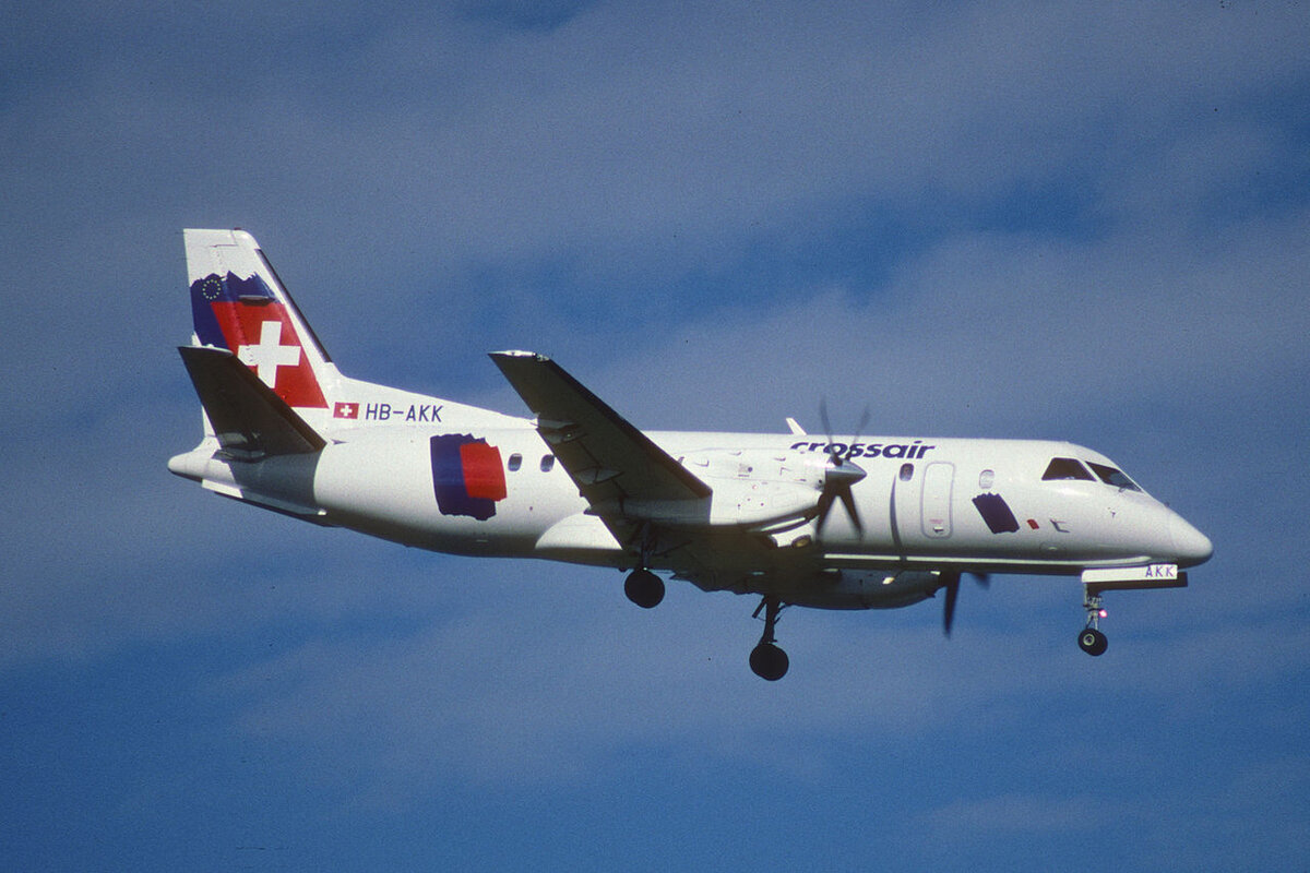 Борт Saab 340 за 1 год и 4 месяца до катастрофы