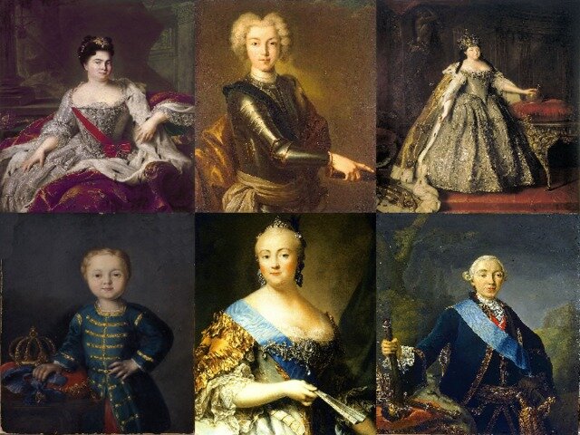 Правители эпохи Дворцовых переворотов