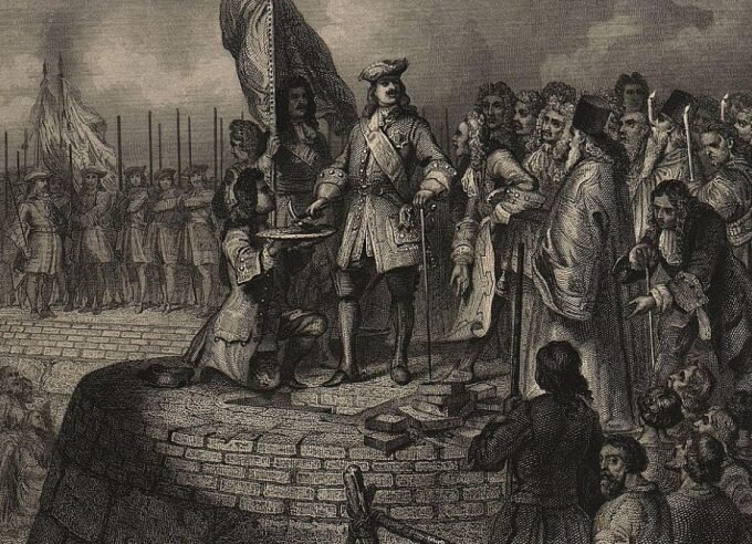 «Заложение С.Петербургской крепости» / Википедия