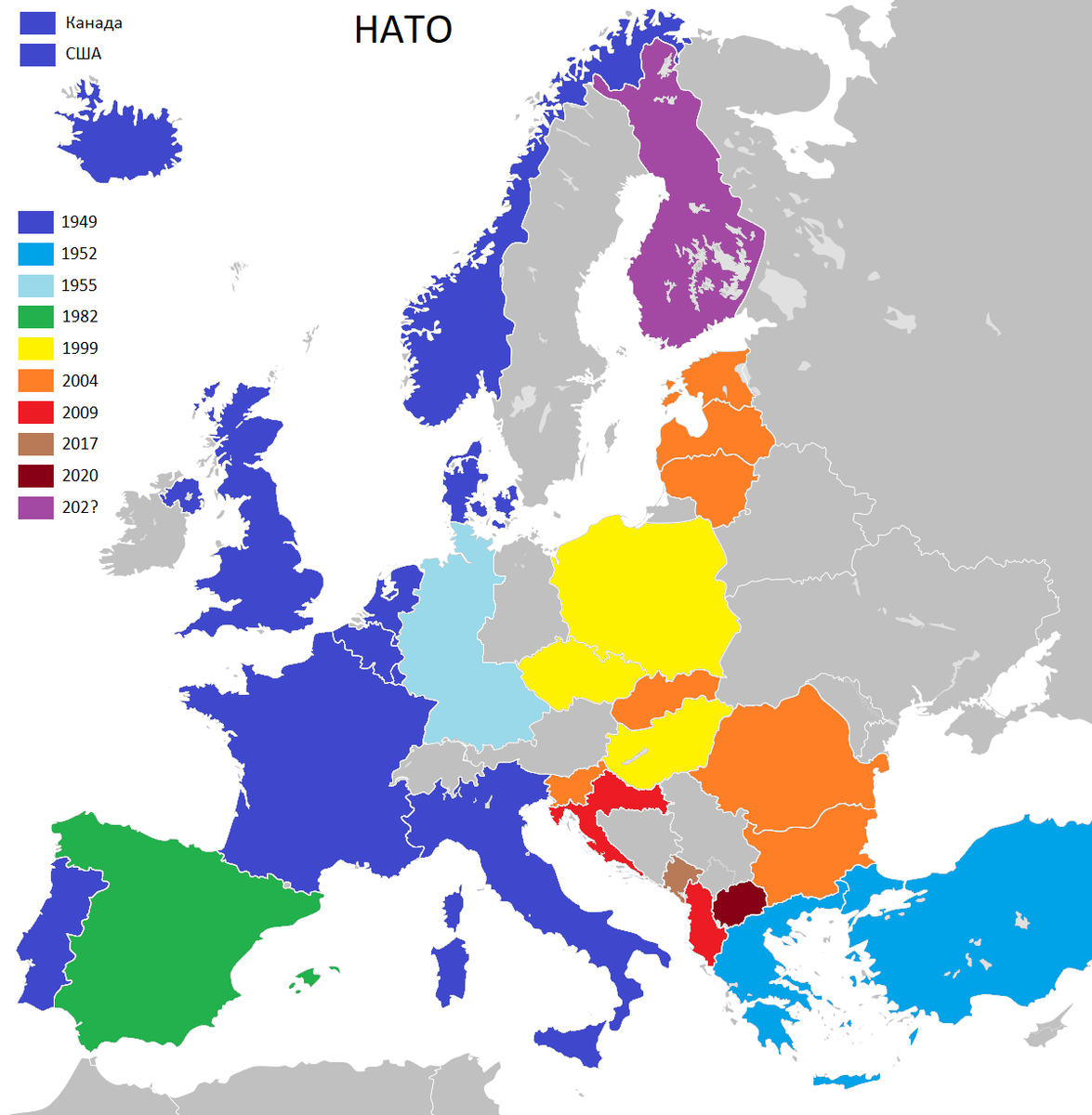 Карта 1997. Карта НАТО 1997. Границы НАТО С 1997 по 2022. Карта расширения НАТО. НАТО 1949 карта.