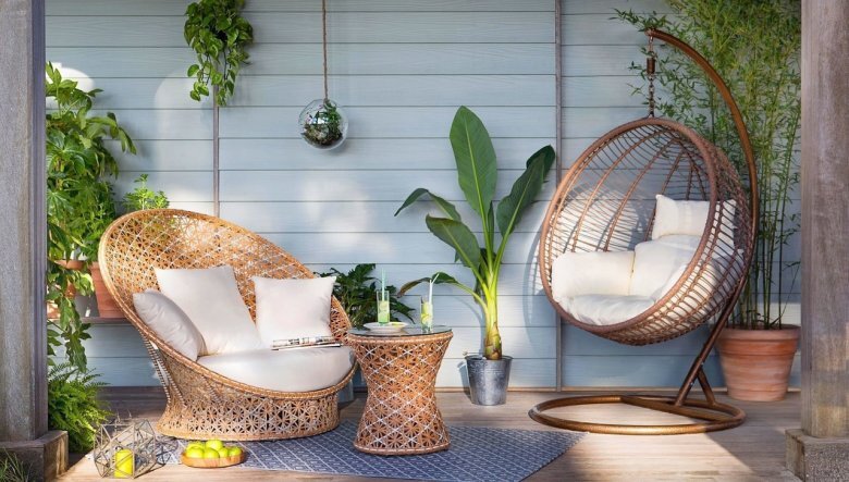 ЛАБРО плетеный диван – Садовая мебель для улицы и террасы