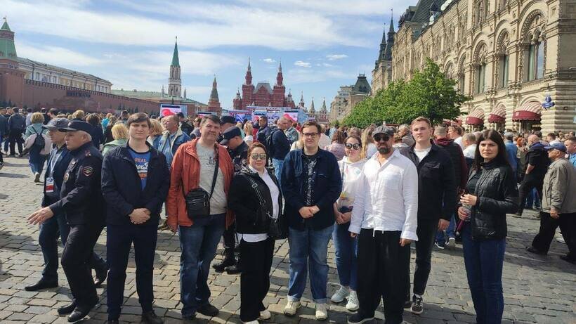    Химчане на праздновании Дня России на Красной Площади © Пресс-служба администрации г.о. Химки